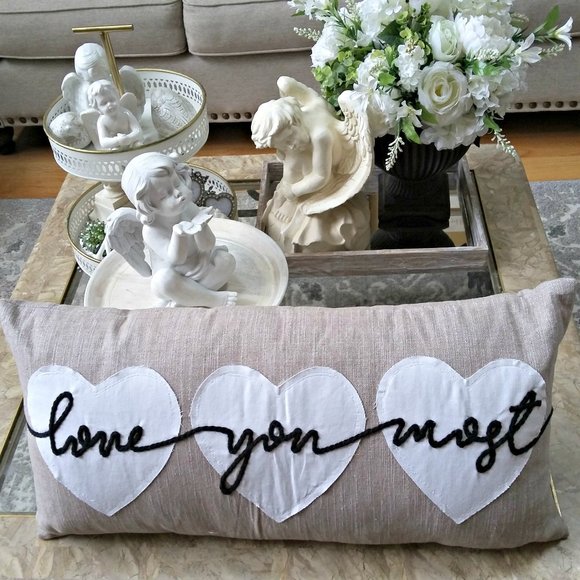 Envogue Holiday New Modern Farmhouse Love You Most 28 Pillow Poshmark
